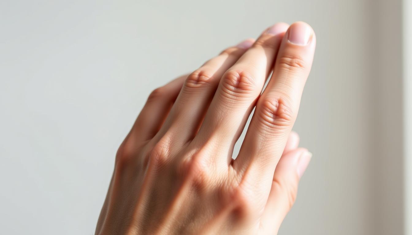 Czarna obrączka męska na palcu serdecznym symbolizująca siłę i indywidualność