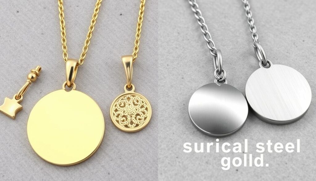 Porównanie złota i stali chirurgicznej - jak odróżnić złoto od stali chirurgicznej Porównanie złota i stali chirurgicznej - jak odróżnić złoto od stali chirurgicznej