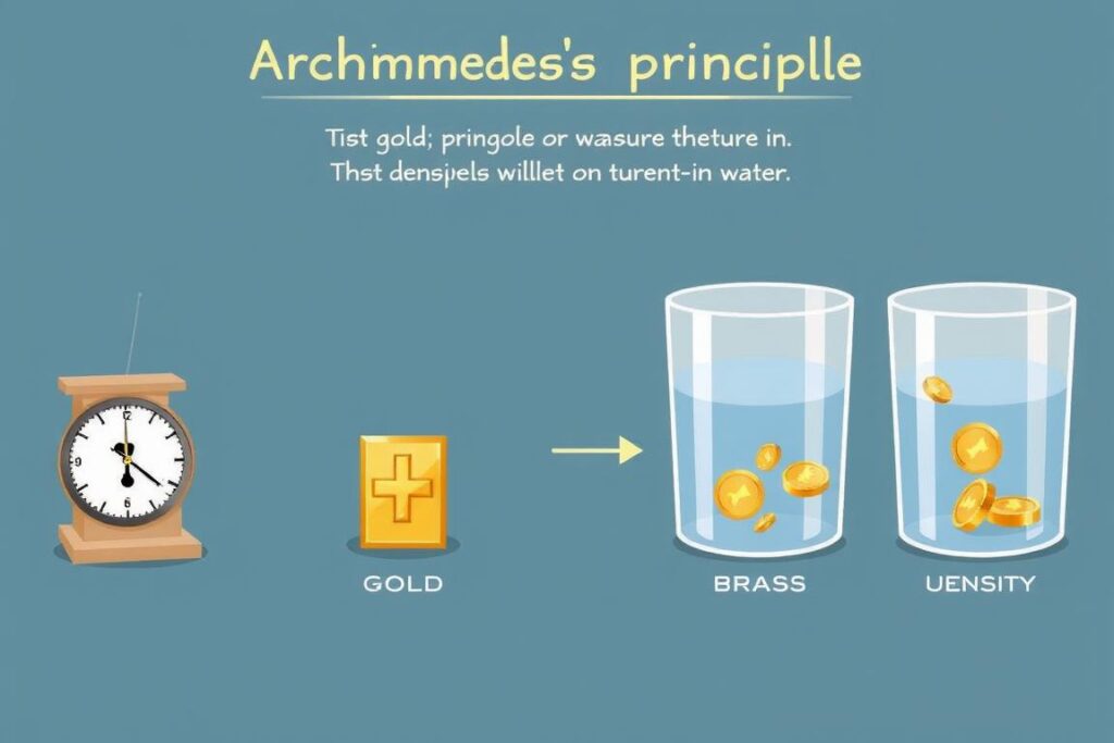 Próba Archimedesa do weryfikacji złota - jak odróżnić złoto od mosiądzu za pomocą pomiaru gęstości Próba Archimedesa do weryfikacji złota - jak odróżnić złoto od mosiądzu za pomocą pomiaru gęstości