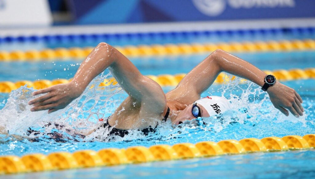 Aktywne pływanie z zegarkiem 10 ATM