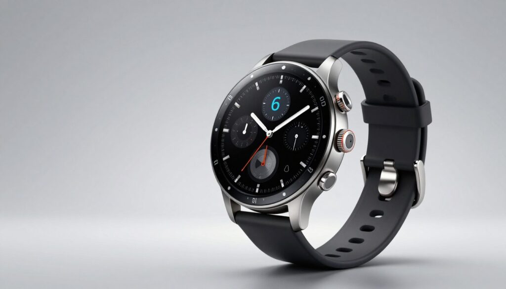 Futurystyczny smartwatch z zaawansowaną wodoszczelnością