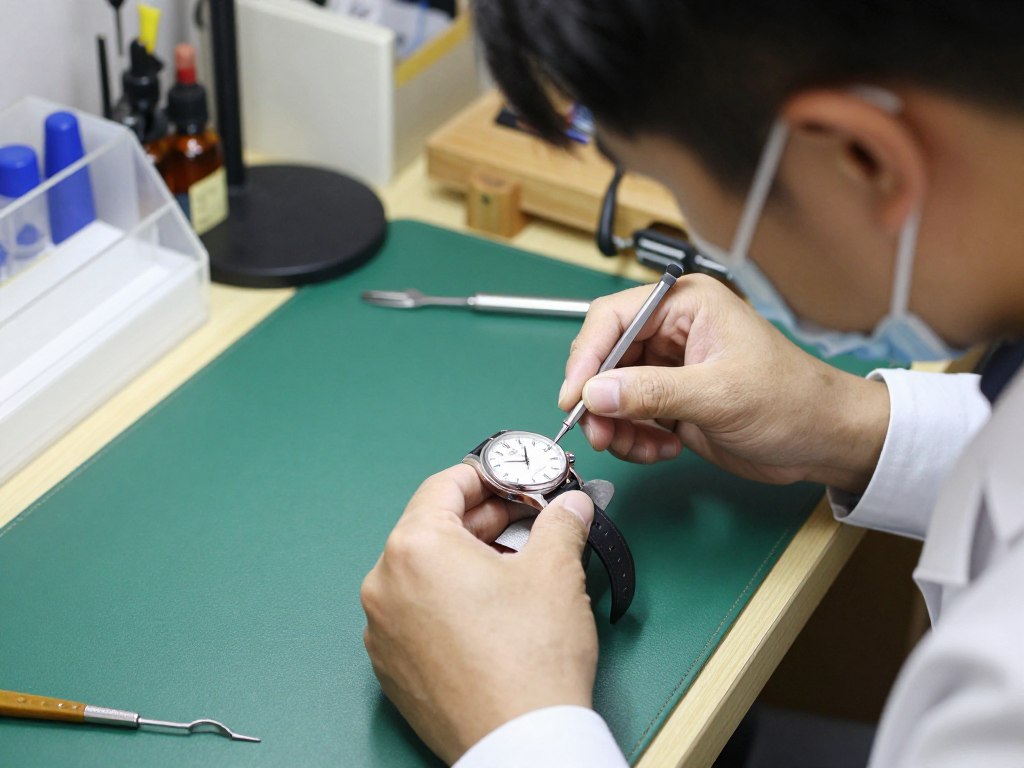 Konserwacja wodoszczelności zegarka w serwisie