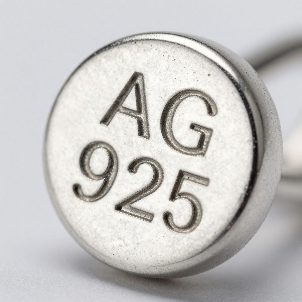 Oznaczenie AG 925 na srebrnej biżuterii