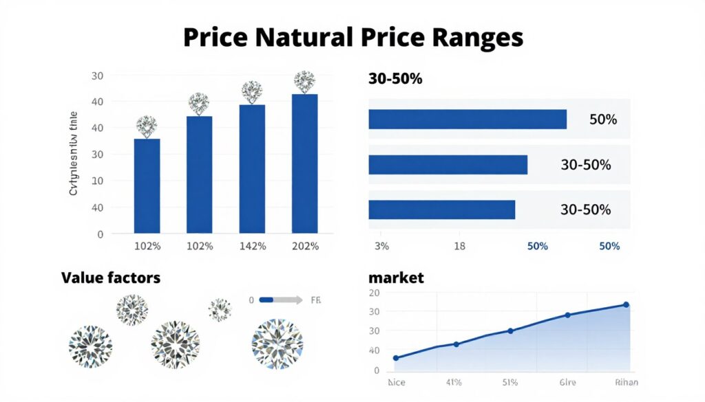 Porównanie cen diamentów naturalnych i syntetycznych