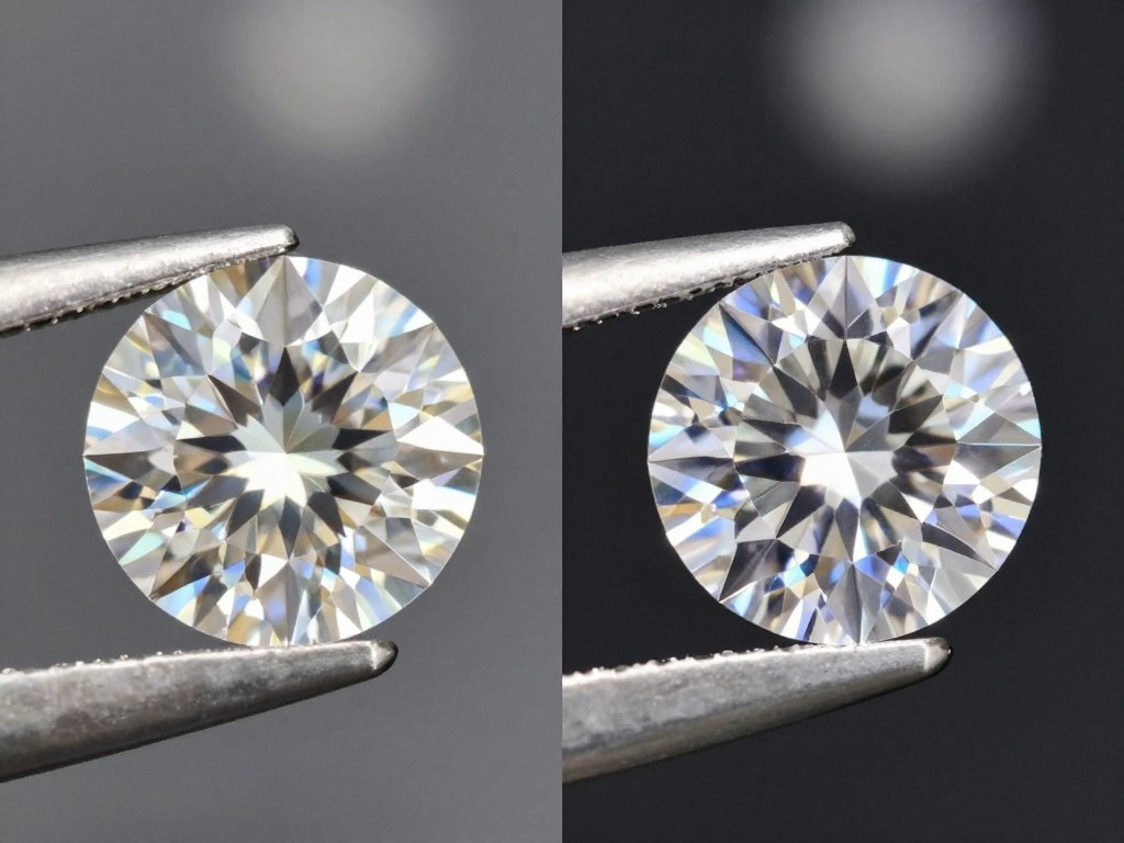 Porównanie diamentów naturalnych i syntetycznych