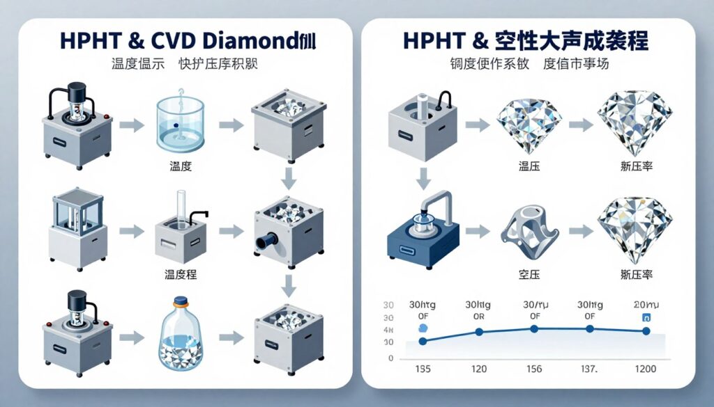 Technologia produkcji diamentów syntetycznych