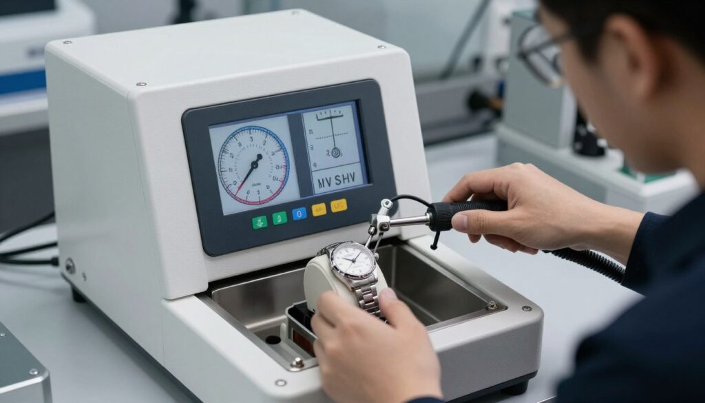 Test wodoszczelności po wymianie baterii