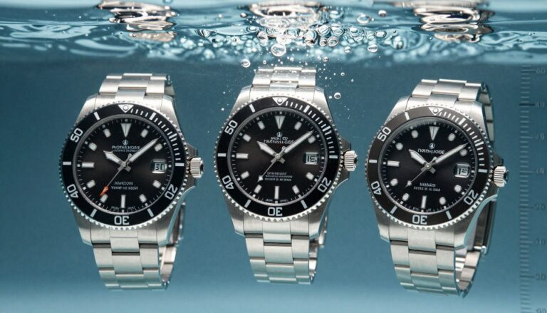 Wodoszczelność 50m 100m 200m zegarków nurkowych pod wodą