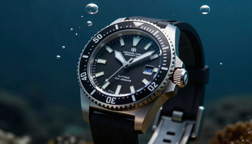 Zegarek dla nurków z wysoką klasą wodoszczelności