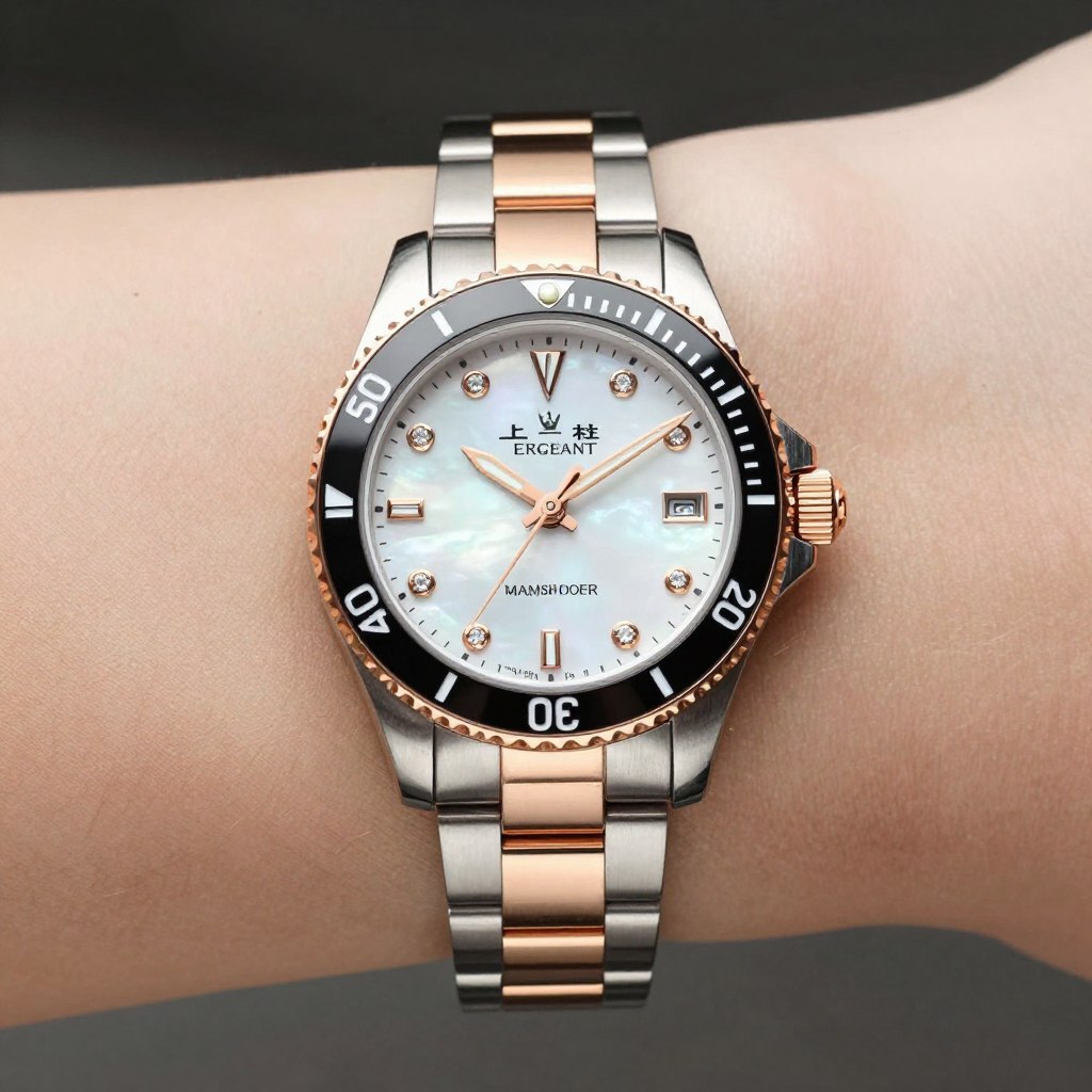Zegarek nurkowy damski elegancki 200m