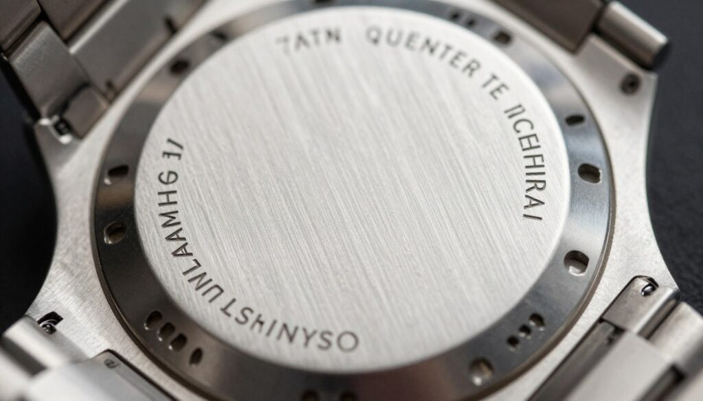 Zegarek z oznaczeniem 3 ATM water resistant na kopercie