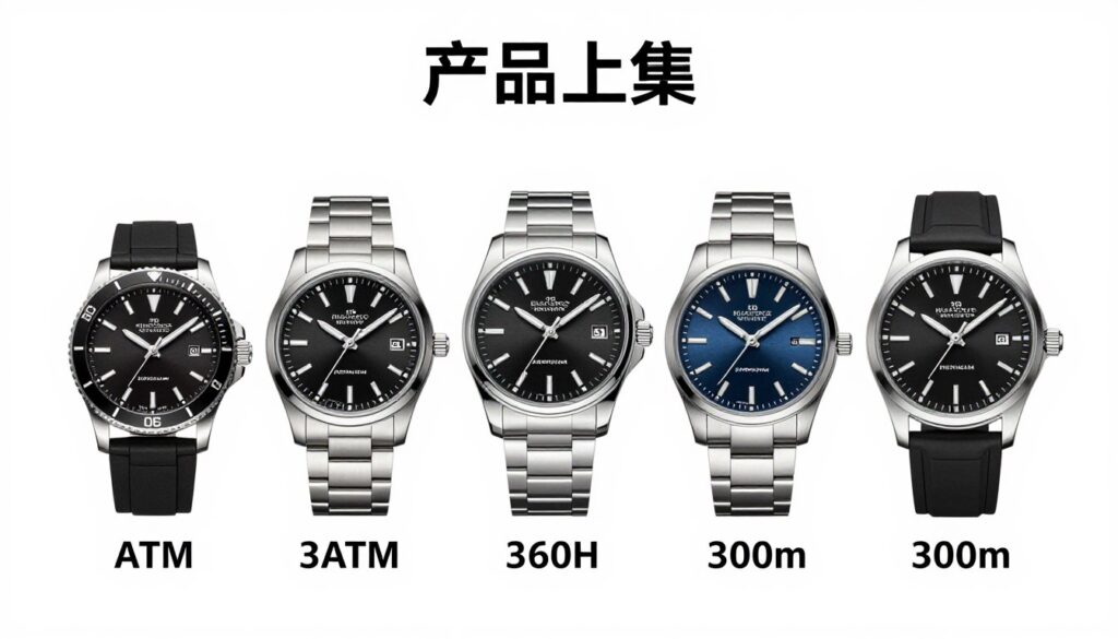 Zegarki różnych klas wodoszczelności