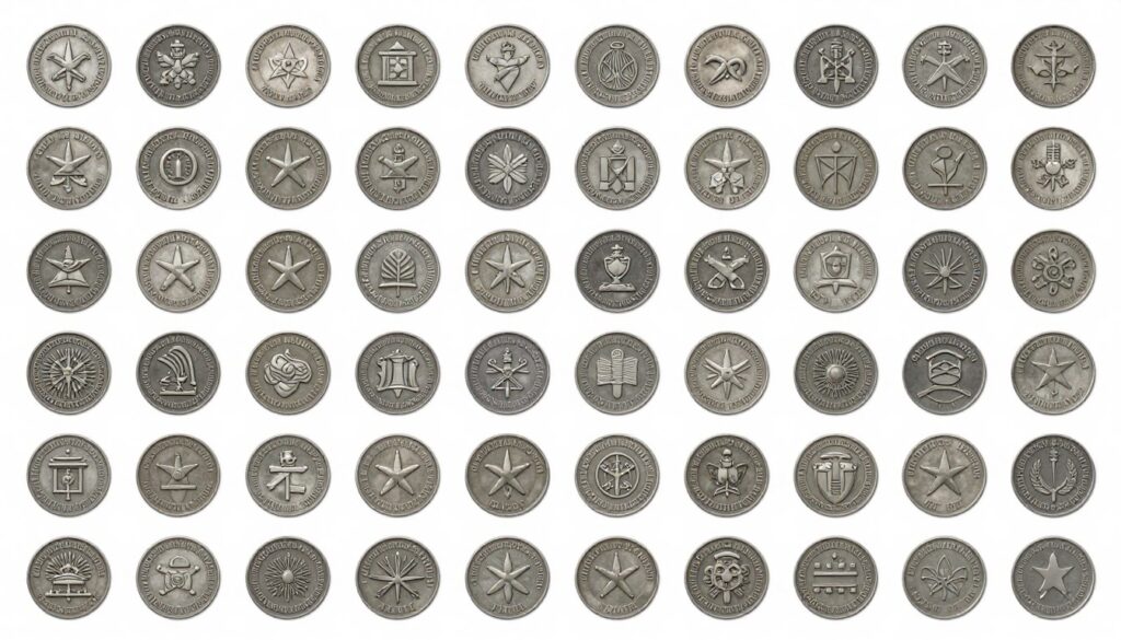 Znaki urzędów probierczych różnych krajów