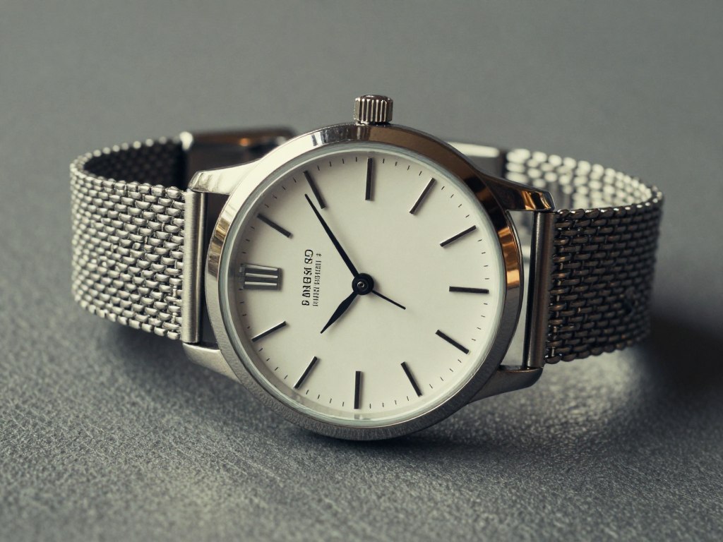 Bransoleta mesh na vintage zegarku