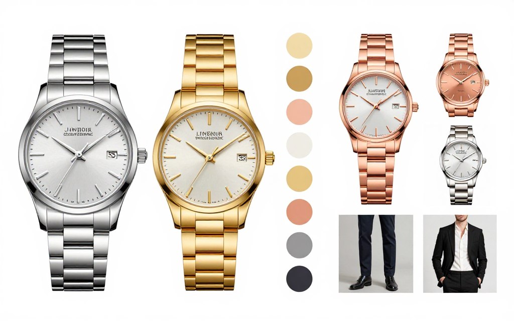 Dopasowanie koloru bransolety do koperty zegarka