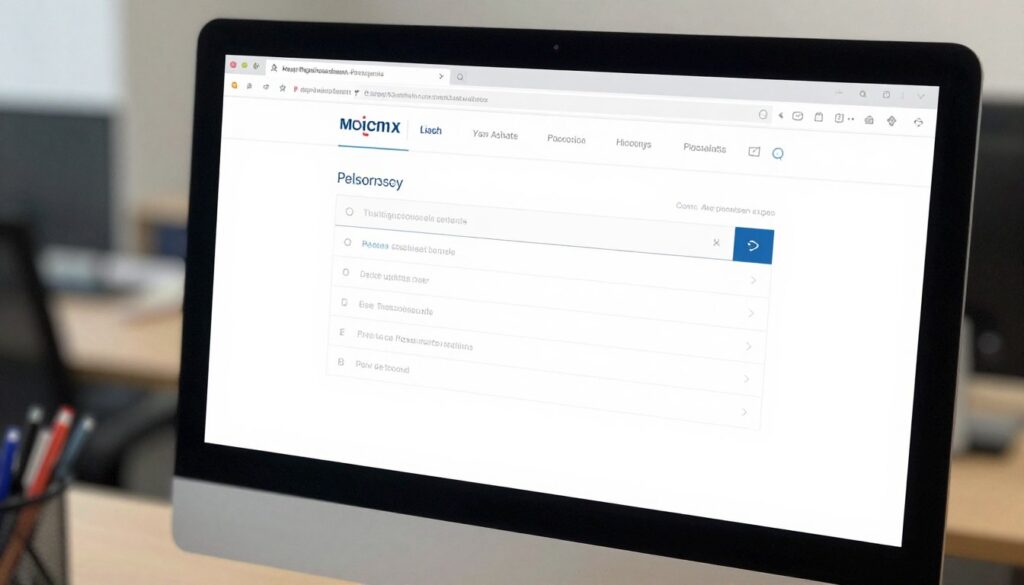Ekran komputera pokazujący stronę internetową rejestru gołębi pocztowych