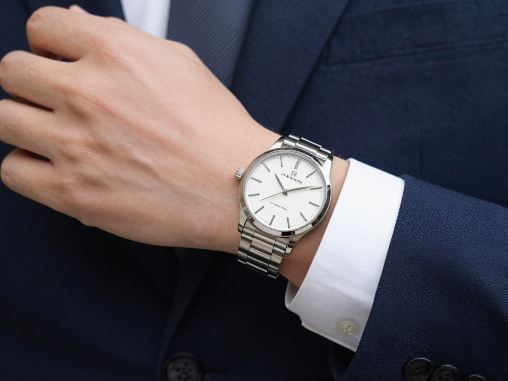 Elegancki zegarek z precyzyjnie dopasowaną bransoletą