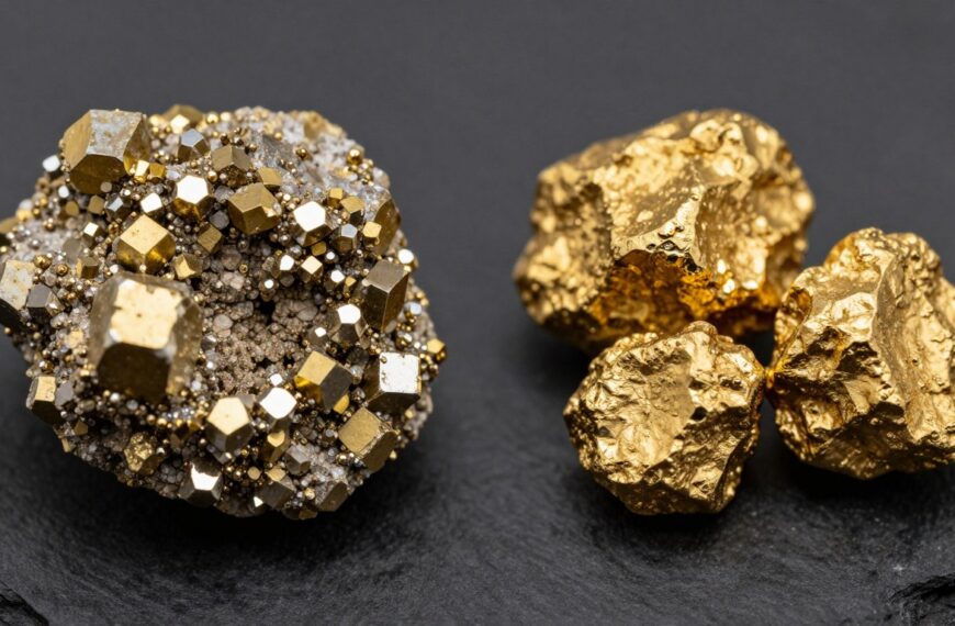 Jak odróżnić piryt od złota - porównanie minerałów