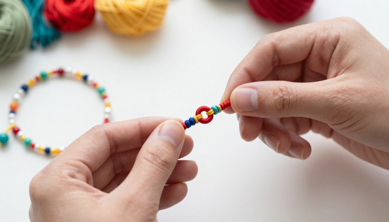 Jak zrobić supeł na bransoletce krok po kroku