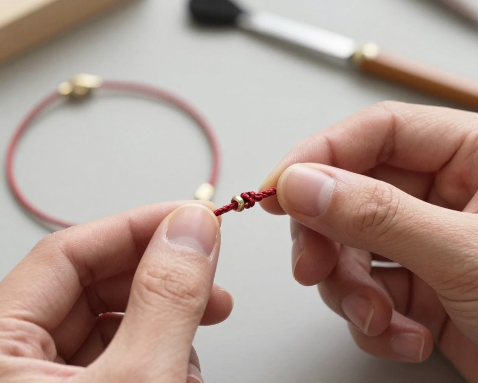 Naprawa zerwanej bransoletki sznurkowej instrukcja