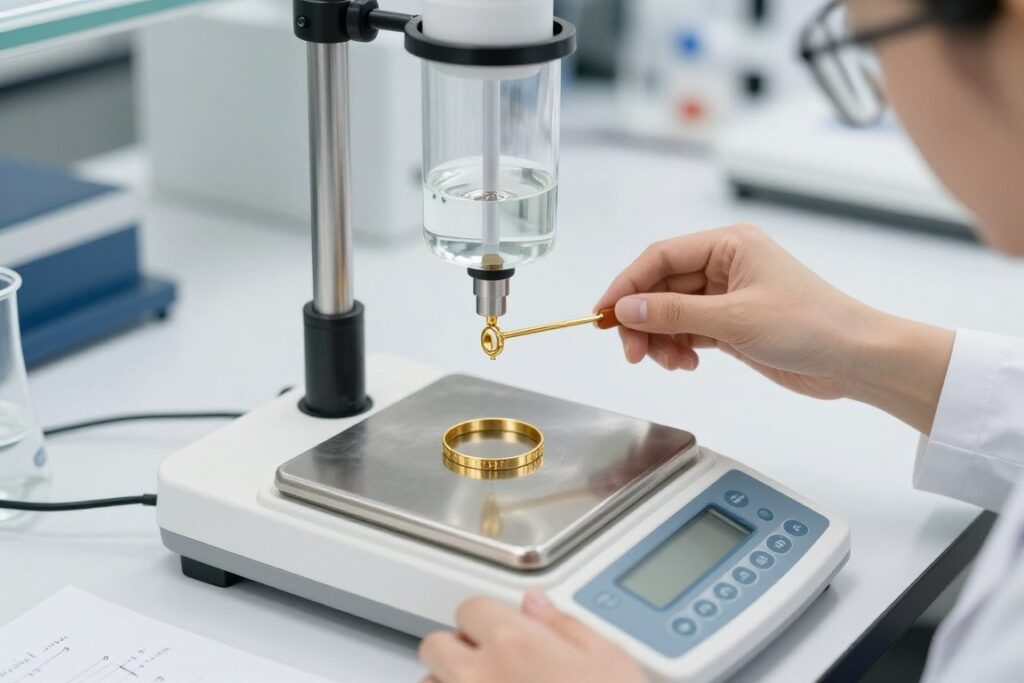 Profesjonalny test gęstości złota