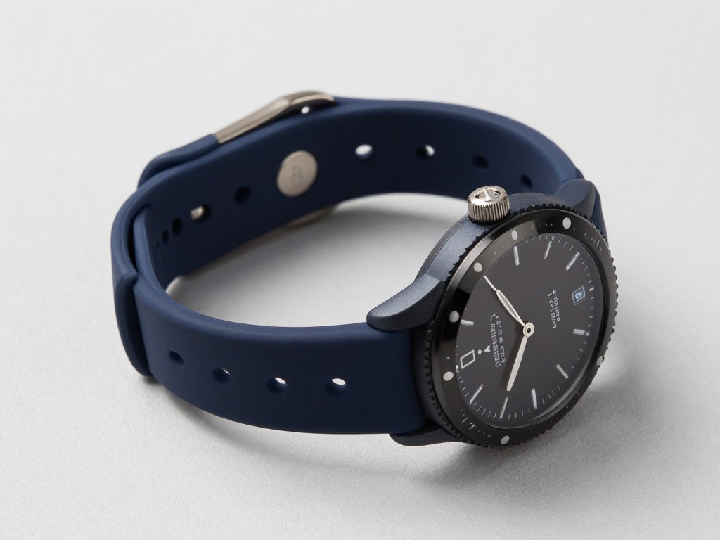 Silikonowa bransoletka z zegarkiem sportowym