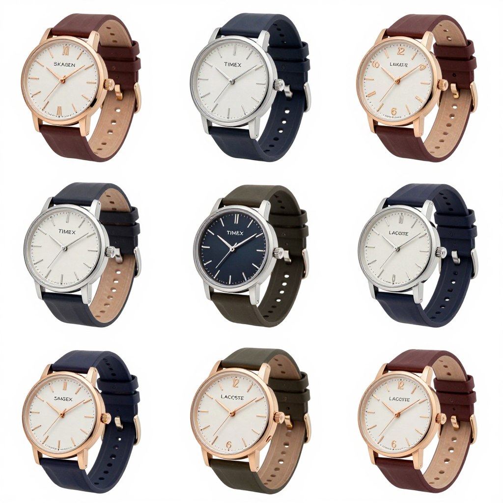 Zegarki różnych marek damskich z silikonowymi paskami