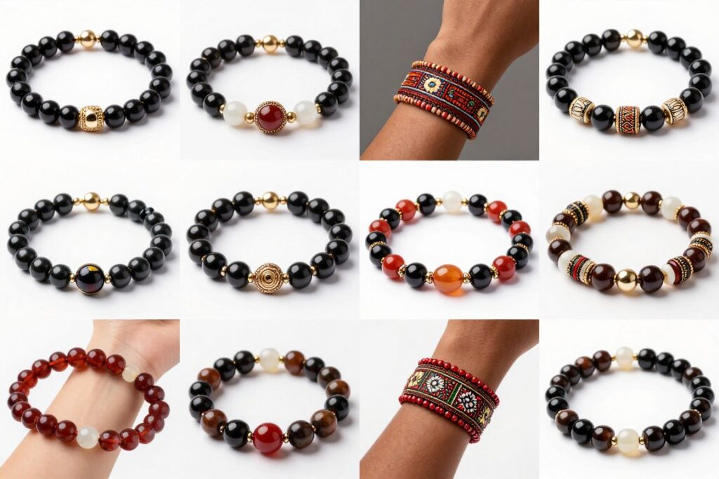 bransoletka z ramiączka od stanika w różnych stylach kulturowych