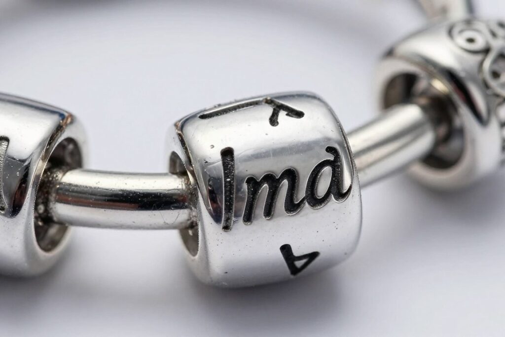 grawerowanie na biżuterii pandora personalizacja