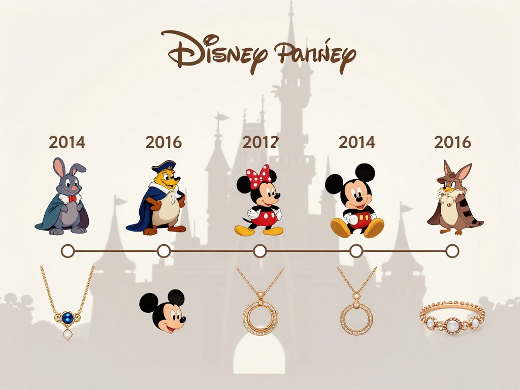 historia współpracy pandora i disney biżuteria