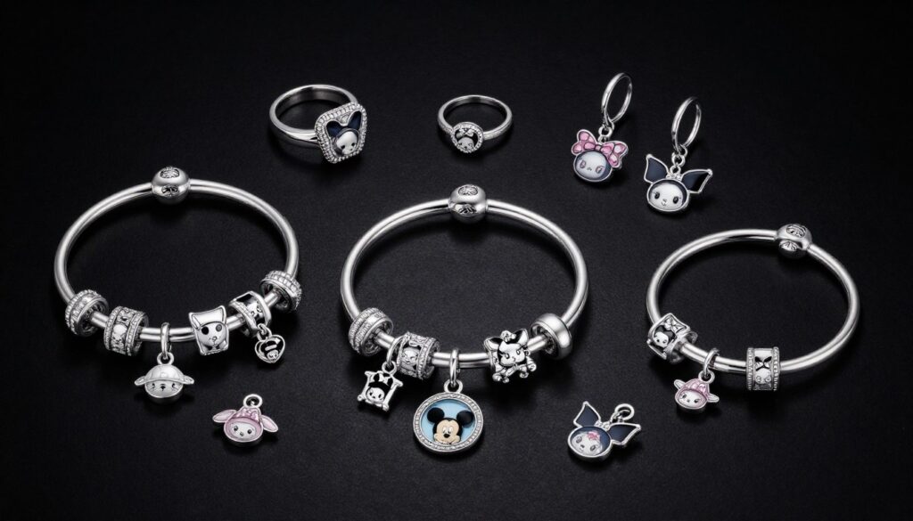 kolekcja pandora disney kompletny zestaw