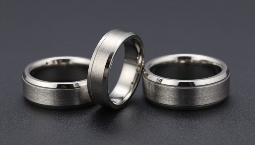 nowoczesne materiały męskich pierścionków