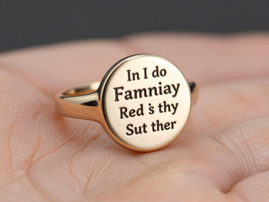 osobiste znaczenie pierścionków sentymentalne