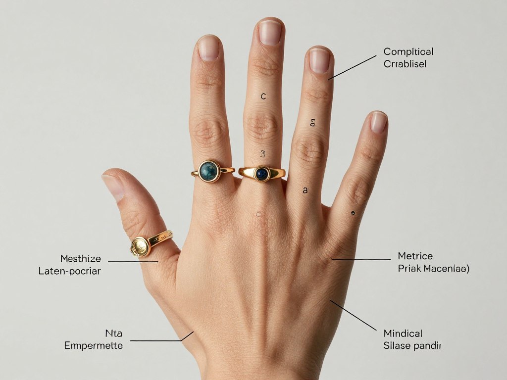 palmistria i symbolika pierścionków