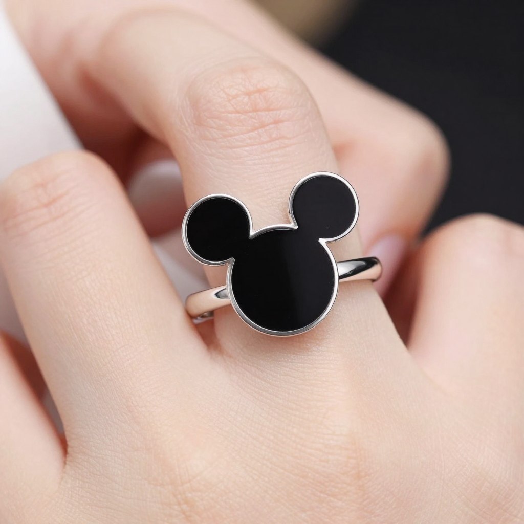 pierścionek myszka miki pandora disney