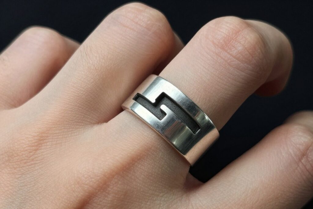 pierścionek na kciuku stylizacja