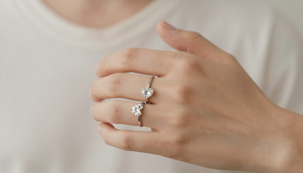 pierścionek zaręczynowy symbolika serca