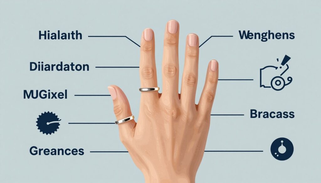 symbolika pierścionków na palcach