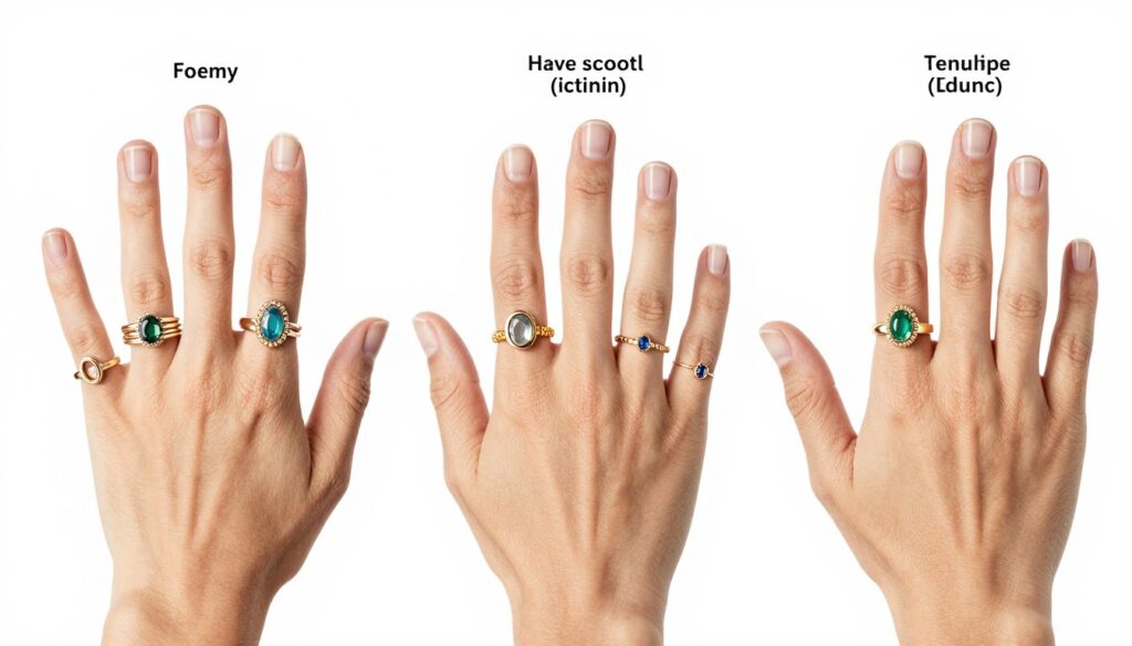 symbolika pierścionków wszystkie palce