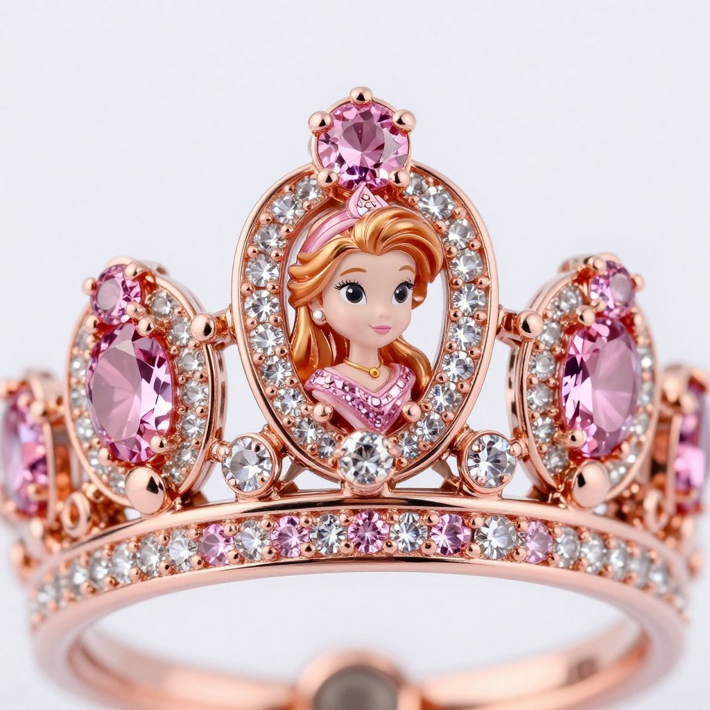 zawieszka tiara księżniczki pandora disney
